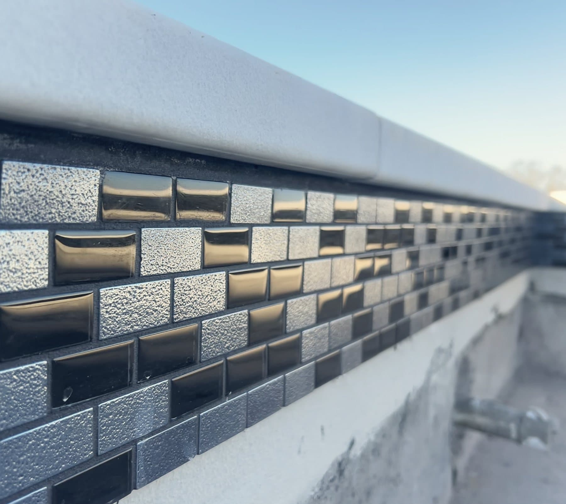 Glass Tile & Coping — Tile & coping